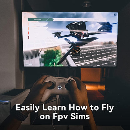 Cetus FPV RTF Drone Kit for Brushed Racing Drone, with Literadio 2 SE Transmitter VR02 FPV Goggles, Fly FPV Drone Kit for Beginners to Fly Faster Further
