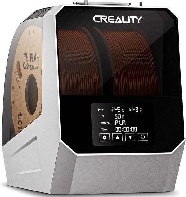 Filament Dryer Box,Dual-Spool  Space Pi Filament Dryer plus with 360° Fast Heating & PTC Heater,4" Touch Screen,Compatible Pla,Silk Pla,Abs,Petg,Tpu,Nylon,Asa,Pc,Pa & More