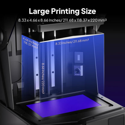 Saturn 4 Ultra 16K Resin 3D Printer, 10" 16K Mono LCD Resin Printer with Smart Mechanical Sensor, Heated Resin Tank, Auto-Leveling, 150Mm/H Fast Printing, Print Size 8.33 X 4.66 X 8.66 Inch