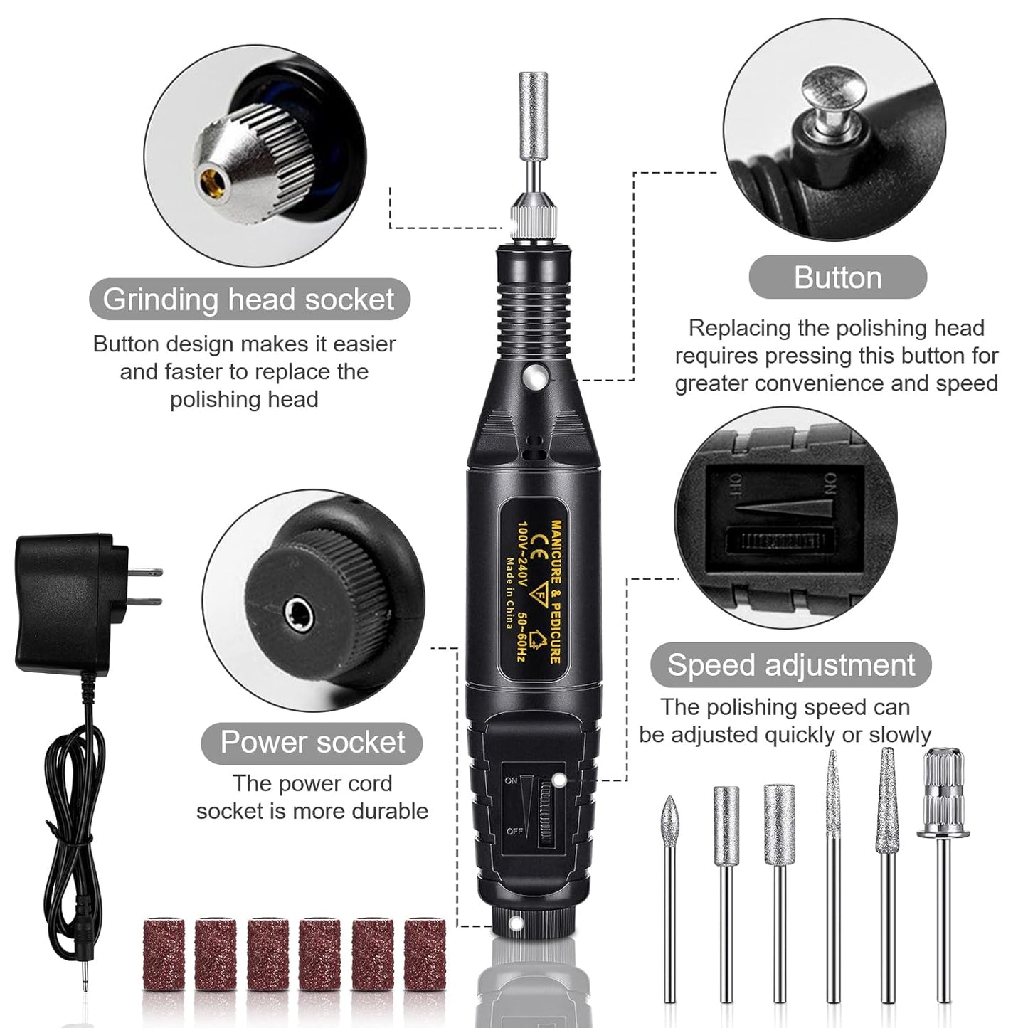 212Pcs 3D Printer Tool Kit with 3D Printer Accessories Bring Tool Box Includes Deburring Ideal for Disassembly Cleaning and Precision Machining Toolboxes