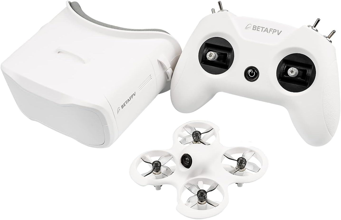 Cetus FPV RTF Drone Kit for Brushed Racing Drone, with Literadio 2 SE Transmitter VR02 FPV Goggles, Fly FPV Drone Kit for Beginners to Fly Faster Further
