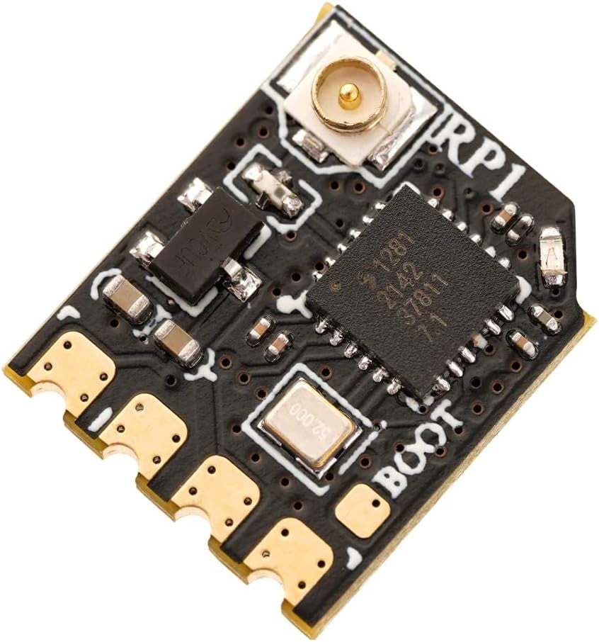 2.4Ghz RP1 ELRS FPV Receiver Expresslrs Nano Receiver Come with 65Mm UFL T Antenna for TX16S TX12 Zorro ELRS RC Transmitter