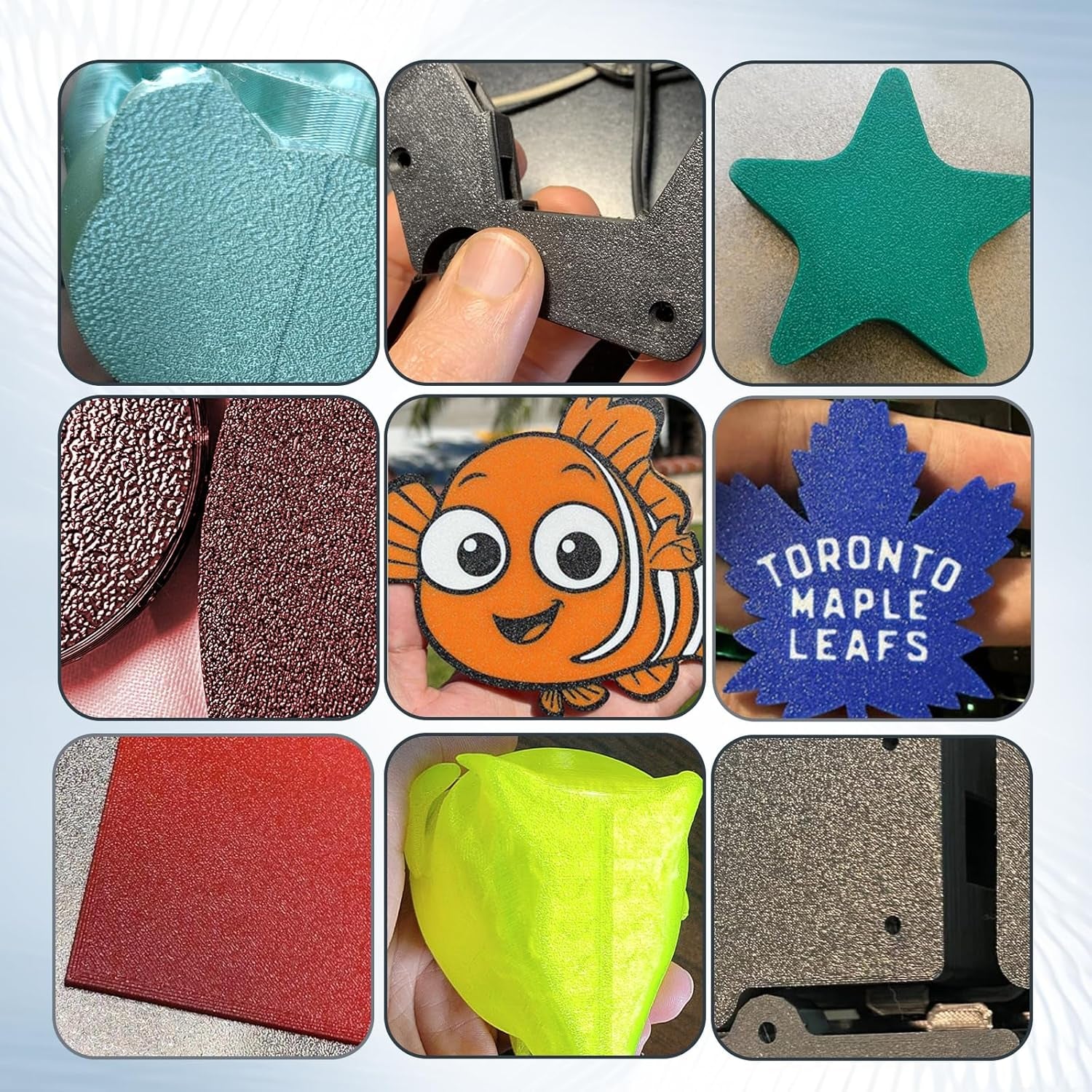 P1S PEI Sheet with QR Code for Bambu Lab P1P P1S A1 X1 X1C X1E,258X258Mm,Dual-Sided PEI Build Plate PLA PETG ABS Spring Steel Plate for Bambu Lab 3D Printer