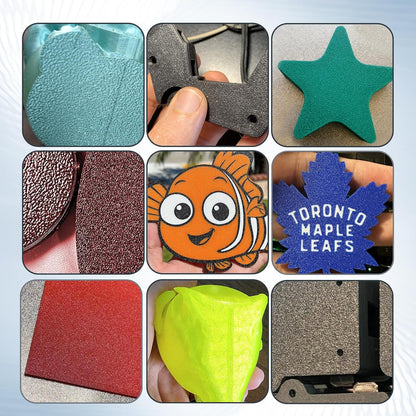 P1S PEI Sheet with QR Code for Bambu Lab P1P P1S A1 X1 X1C X1E,258X258Mm,Dual-Sided PEI Build Plate PLA PETG ABS Spring Steel Plate for Bambu Lab 3D Printer