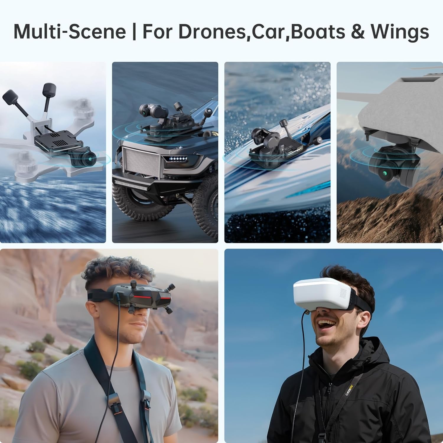 Walksnail Avatar Pro Kit – Air Unit Pro for FPV Drone with Excellent Night Vision, Gyroflow Support, Digital Transmission System,Dual Antennas, 22Ms Low Latency, 4Km Max Range, 160° FOV, 1080P/60Fps H.265 Video Recording, 1/1.8-Inch Starvis II