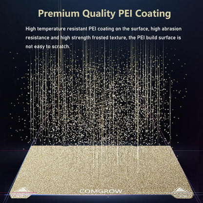 Ender 3 V3 KE PEI Spring Steel 235X235Mm, Texture PEI Sheet Magnetic Flexible Heated Bed, Ender 3 V3 SE Build Plate for Creality K1C/K1/Ender 3 V3/Ender 3/Ender 3 Pro/Ender 3 V2/Ender 3 V2 Neo
