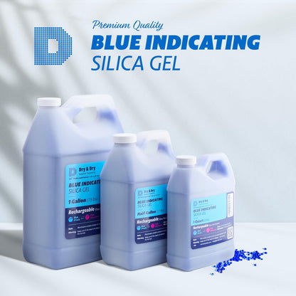 [2 LBS] Blue Indicating Silica Gel Beads Desiccants (Industry Standard 3-5 Mm) - Reusable Desiccant Beads Silica Beads(Blue to Pink)