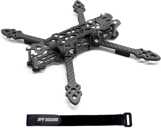 225Mm FPV Racing Drone Frame Carbon Fiber 5 Inch Quadcopter Freestyle Frame Kit with Lipo Battery Strap