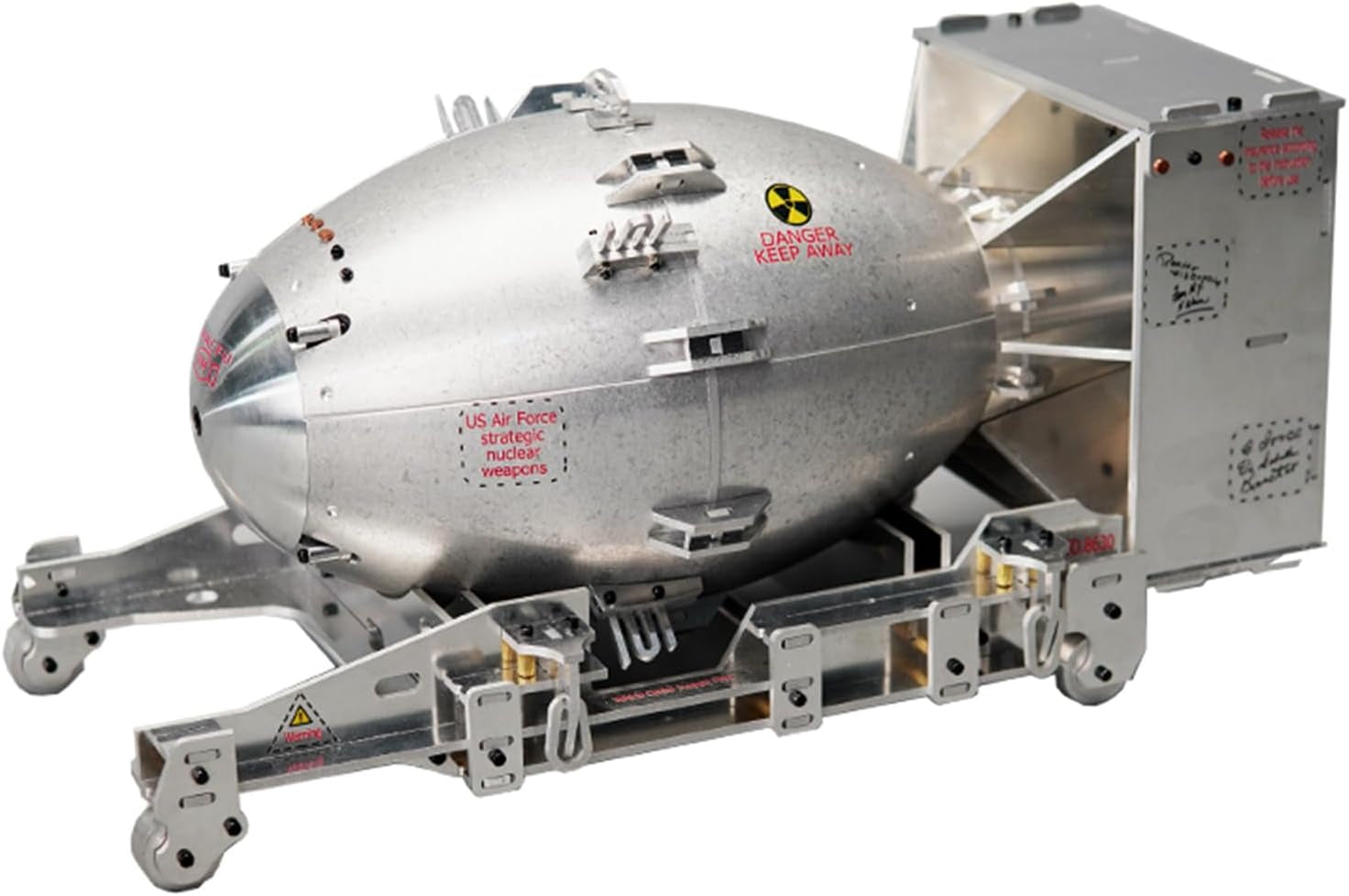 3D Metal Puzzle for Adults, WWII Fat Man Bomb Model Kit – 140PCS Steampunk Mechanical Jigsaw, DIY Assembly Collectible Decor
