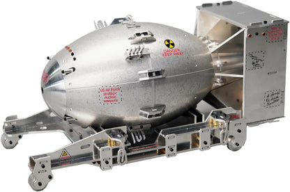 3D Metal Puzzle for Adults, WWII Fat Man Bomb Model Kit – 140PCS Steampunk Mechanical Jigsaw, DIY Assembly Collectible Decor