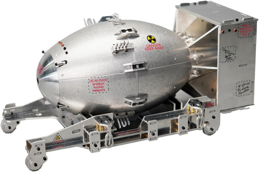 3D Metal Puzzle for Adults, WWII Fat Man Bomb Model Kit – 140PCS Steampunk Mechanical Jigsaw, DIY Assembly Collectible Decor