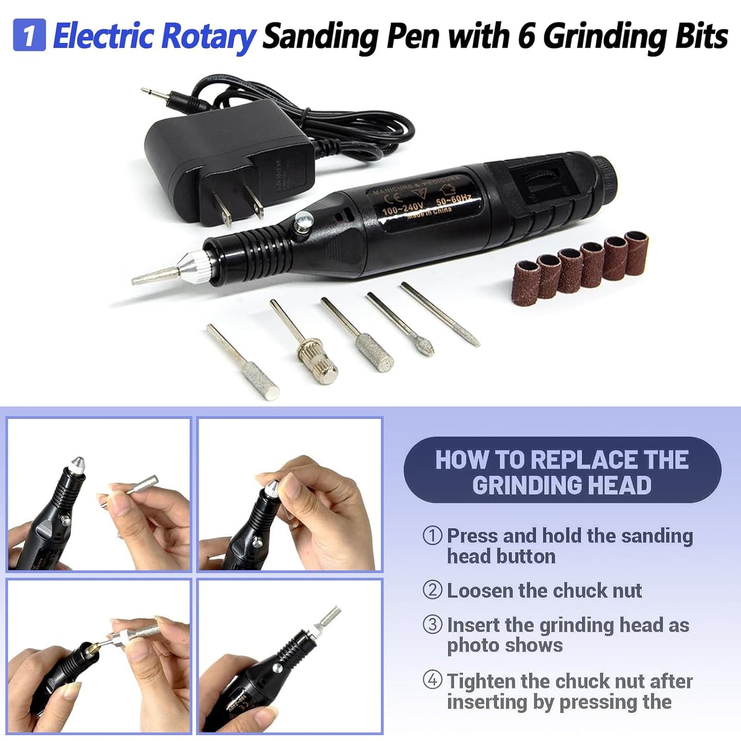 262 Pcs Large 3D Printer Tool Set (W/Tool Bag) – Integrates Basic Model Tools, Multi-Spec Nozzle Cleaning Kit & Mini Electric Grinder, Meets Full-Process Model Needs (Removal, Trimming, Finishing).