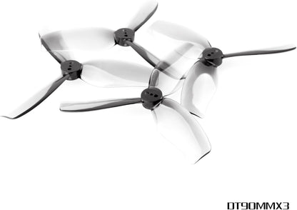 8Pairs  90MM 3-Blade Props T90MMX3 3.5Inch Drone Propellers for Protek35 Cinewhoop FPV Racing Quadcopter