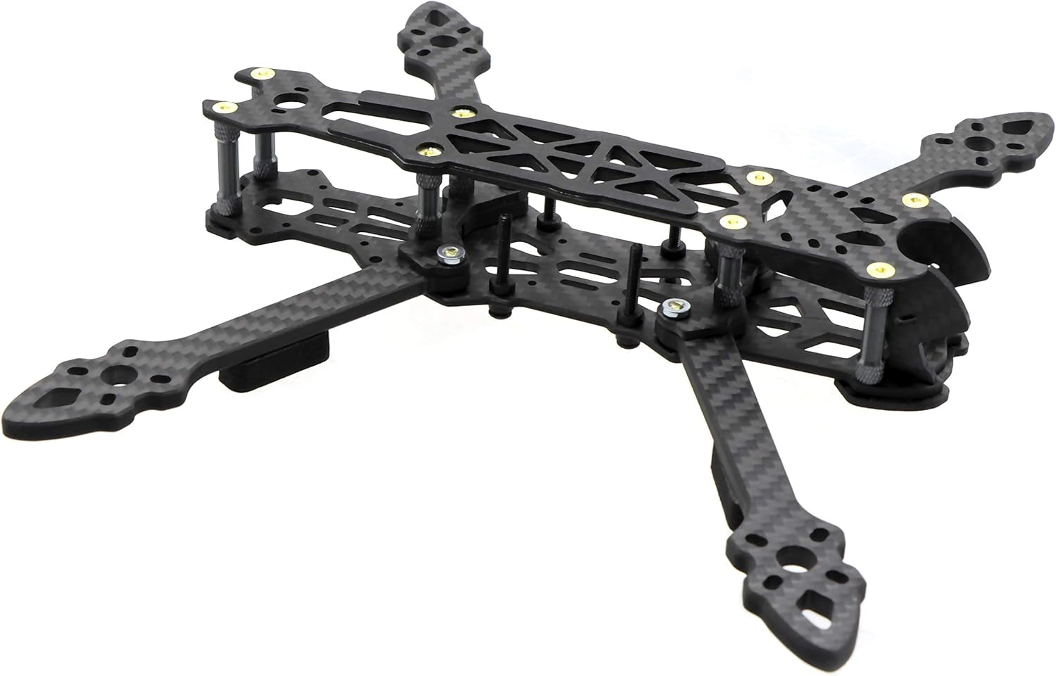 225Mm FPV Racing Drone Frame Carbon Fiber 5 Inch Quadcopter Freestyle Frame Kit with Lipo Battery Strap
