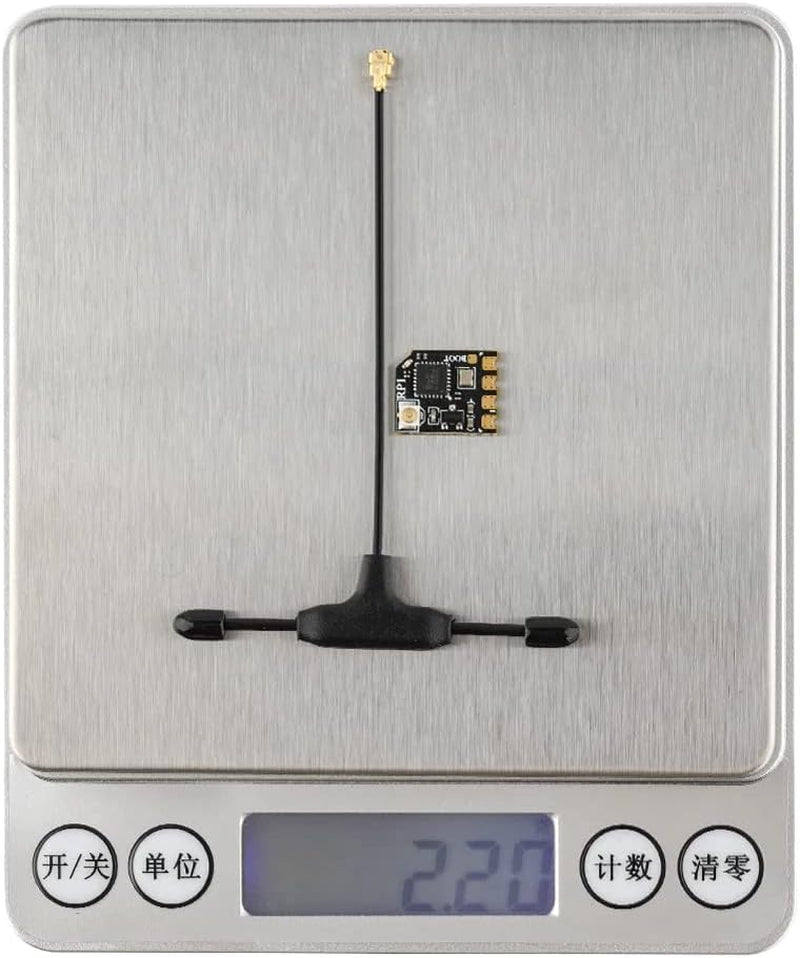 2.4Ghz RP1 ELRS FPV Receiver Expresslrs Nano Receiver Come with 65Mm UFL T Antenna for TX16S TX12 Zorro ELRS RC Transmitter