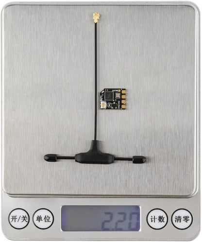 2.4Ghz RP1 ELRS FPV Receiver Expresslrs Nano Receiver Come with 65Mm UFL T Antenna for TX16S TX12 Zorro ELRS RC Transmitter