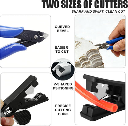 91PCS 3D Printer Tools Kit, 3D Printing Tool Set with Nozzle Cleaning, Removal, Deburring, Finishing Tools, Complete Post-Processing Tool Kit for 3D Printers for FDM & SLA Printers