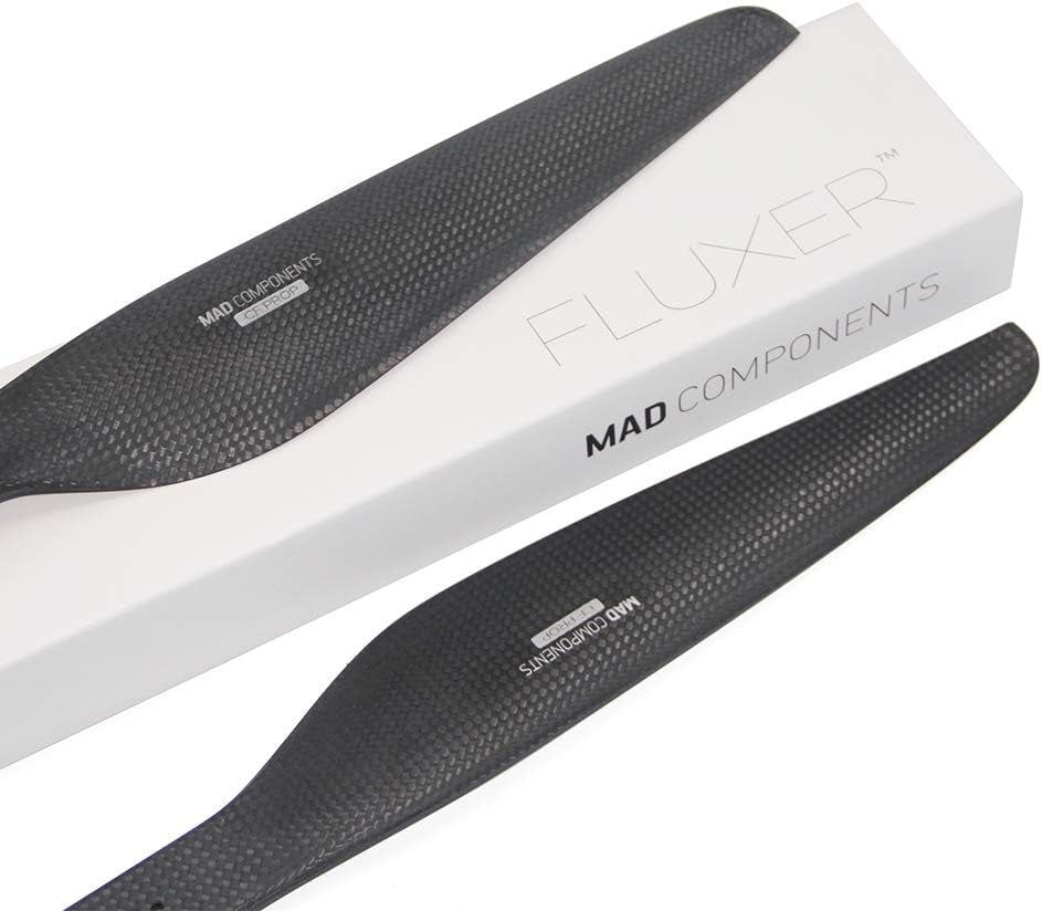 FLUXER PRO MATT 13X4.4 Inch D6-D12(M3X2) 1 Pair Carbon Fiber Propeller CW CCW Drones Props for Multicopter Quadcopter Hexacopter RC DIY Hobby