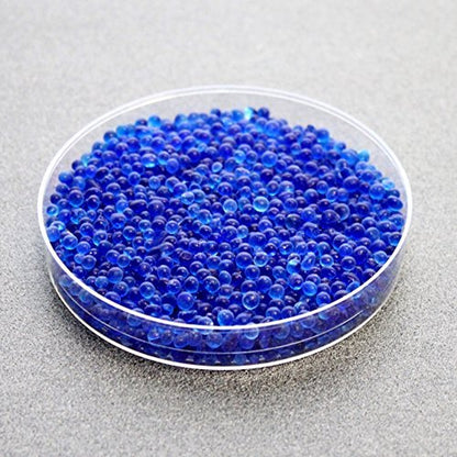 [2 LBS] Blue Indicating Silica Gel Beads Desiccants (Industry Standard 3-5 Mm) - Reusable Desiccant Beads Silica Beads(Blue to Pink)