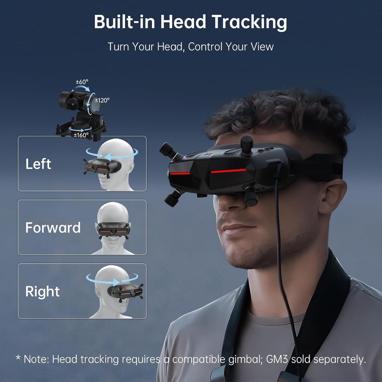 Walksnail Avatar HD FPV Goggles X – 1080P Ultra-Wide Screen, 50° FOV, Head Tracking, Immersive Flight Experience, HDMI/AV Input, Compatible FPV Drone Goggles for All Walksnail VTX Kits