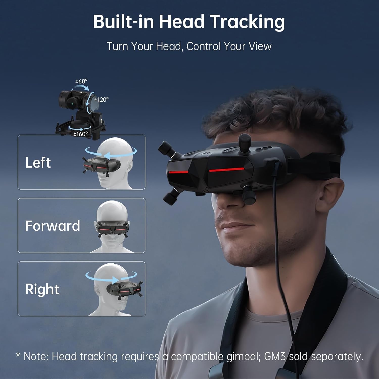 Walksnail Avatar HD FPV Goggles X – 1080P Ultra-Wide Screen, 50° FOV, Head Tracking, Immersive Flight Experience, HDMI/AV Input, Compatible FPV Drone Goggles for All Walksnail VTX Kits