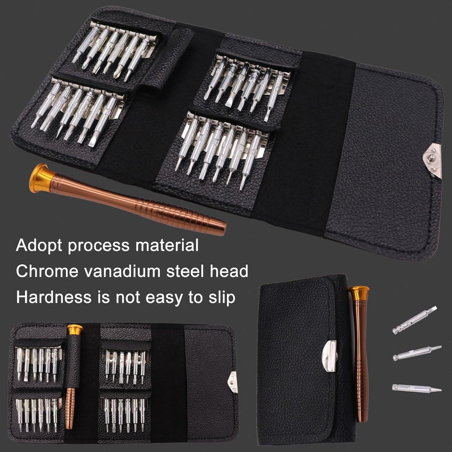 Repair Screwdrivers Tool Set for DJI Mavic 2/2S Phantom 3 4/4 Pro Mavic 2/3 Mini 2/Se/Mini 3 Pro Spark Avata Drone and Other Electronics Devices Universal Screwdriver 25 in 1