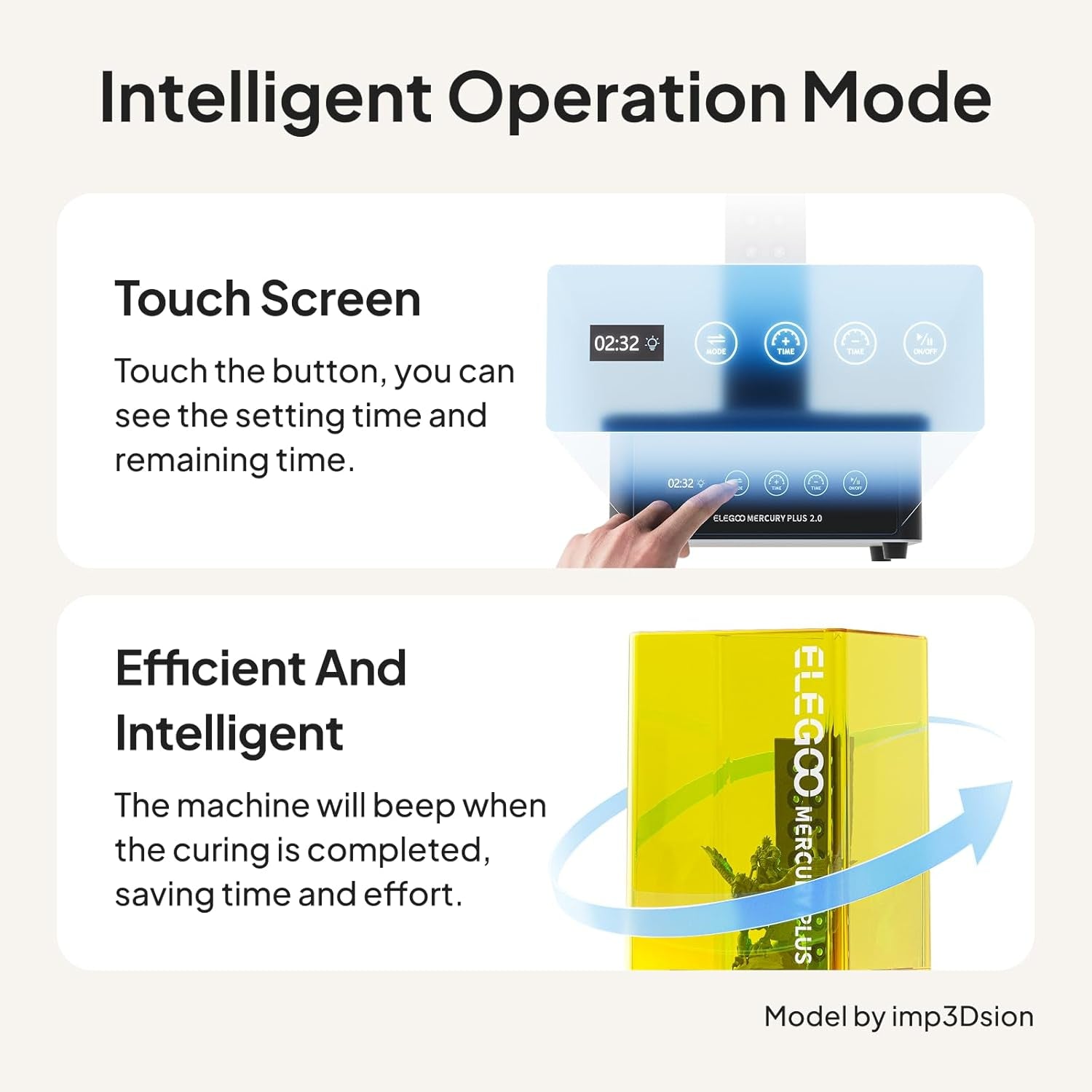Mercury plus 2.0 Wash and Cure Station V2 for Mars Photon S Photon Mono LCD SLA DLP 3D Printer Models