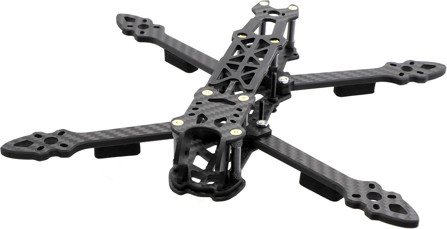 225Mm FPV Racing Drone Frame Carbon Fiber 5 Inch Quadcopter Freestyle Frame Kit with Lipo Battery Strap