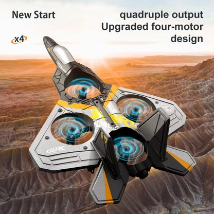 V17 RC Remote Control Airplane 2.4G Remote Control Fighter Hobby Plane Glider Airplane EPP Foam Toys RC Drone Kids Gift Rcplane