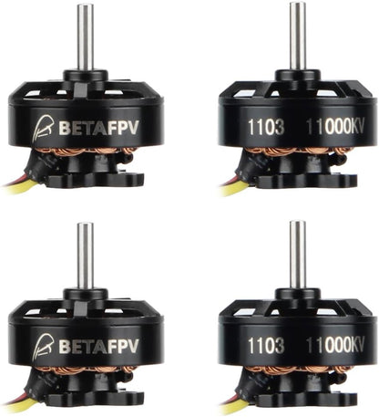 4Pcs 1103 11000KV Brushless Motors FPV 2S Motor RC for 2S Lipo Battery 2S Frame Beta75X Whoop Drone