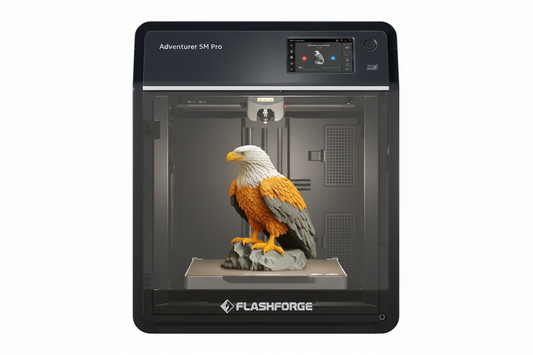 Flashforge Adventurer 5M Pro 3D Printer, 600mm/s High Speed Printing, Auto Leveling, Direct Drive Extruder, 220x220x220mm Build Volume