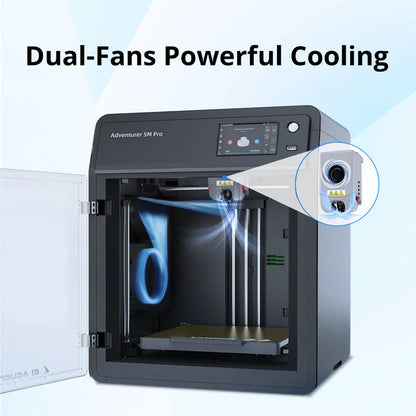 Flashforge Adventurer 5M Pro 3D Printer, 600mm/s High Speed Printing, Auto Leveling, Direct Drive Extruder, 220x220x220mm Build Volume