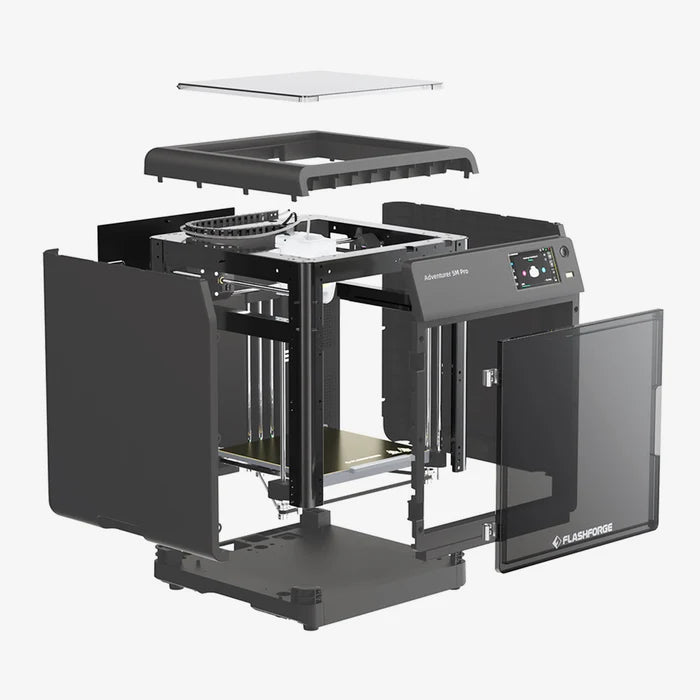 Flashforge Adventurer 5M Pro 3D Printer, 600mm/s High Speed Printing, Auto Leveling, Direct Drive Extruder, 220x220x220mm Build Volume