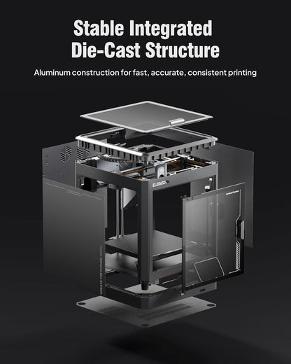 Centauri Carbon 3D Printer, Corexy 500Mm/S High Speed Printing with Auto Calibration, 320°C Nozzle and Built-In Camera, Ready to Print Out of the Box, 256X256X256Mm Printing Size