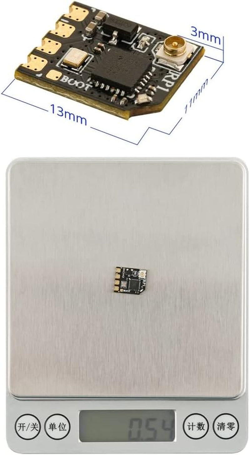 2.4Ghz RP1 ELRS FPV Receiver Expresslrs Nano Receiver Come with 65Mm UFL T Antenna for TX16S TX12 Zorro ELRS RC Transmitter