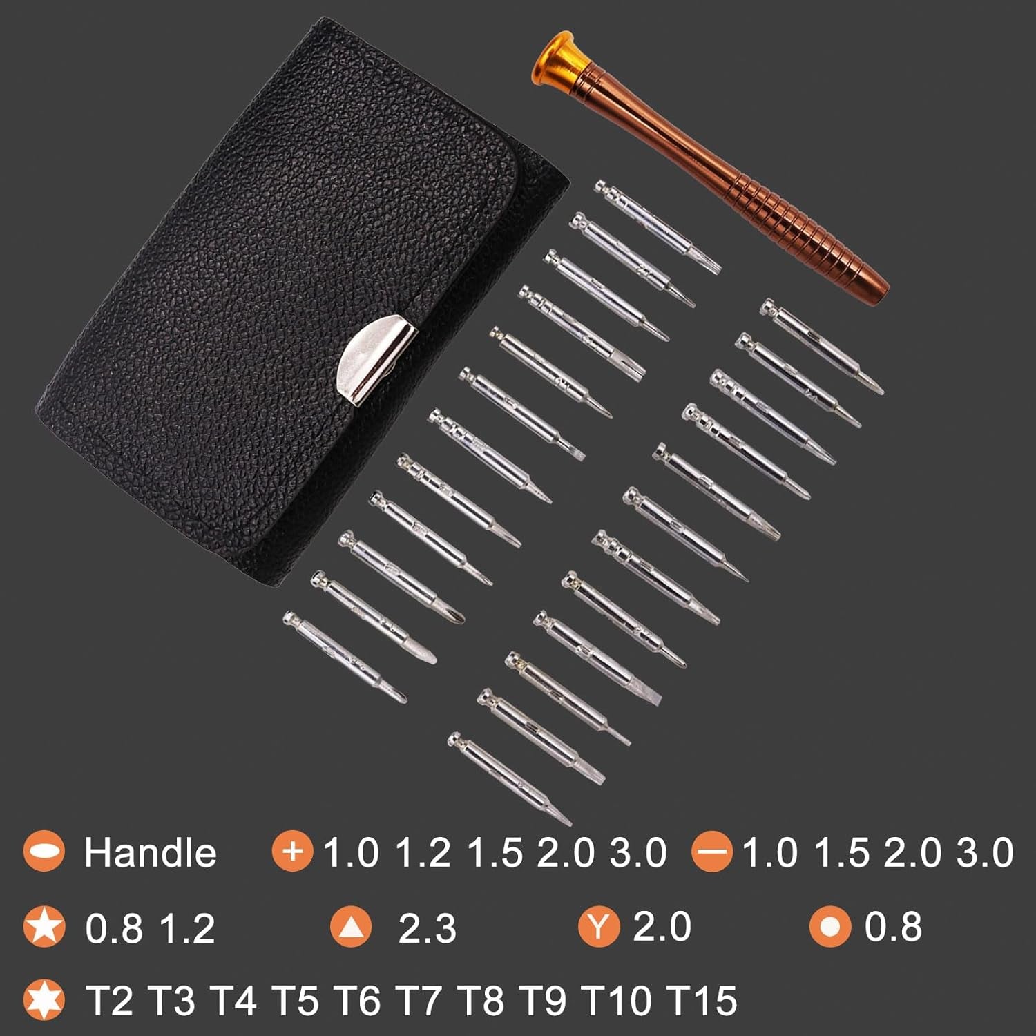 Repair Screwdrivers Tool Set for DJI Mavic 2/2S Phantom 3 4/4 Pro Mavic 2/3 Mini 2/Se/Mini 3 Pro Spark Avata Drone and Other Electronics Devices Universal Screwdriver 25 in 1