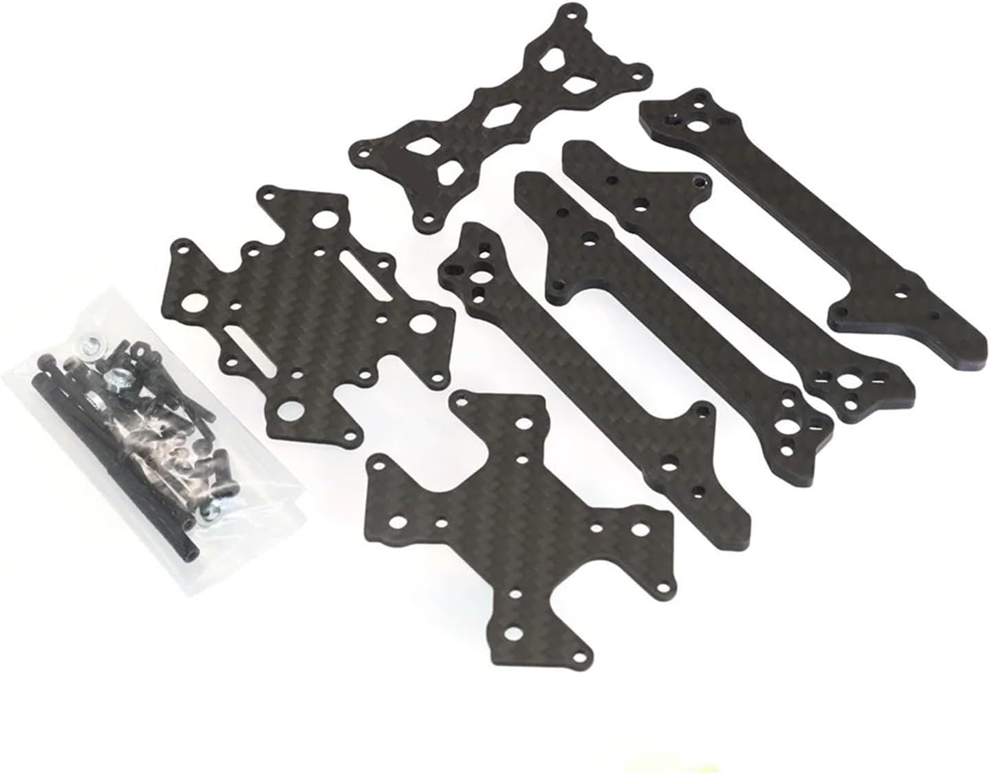3.5Inch Carbon Fiber FPV Frame Kit with 3D Print Ultralight Compatible for Racing Freestyle Quadcopter Drone Builds