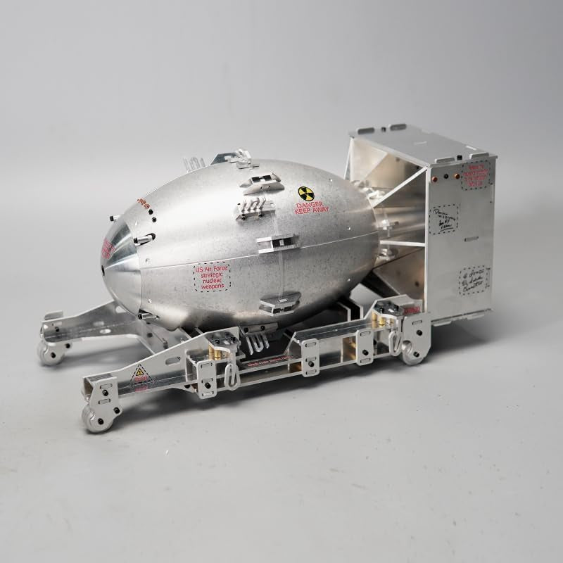 3D Metal Puzzle for Adults, WWII Fat Man Bomb Model Kit – 140PCS Steampunk Mechanical Jigsaw, DIY Assembly Collectible Decor