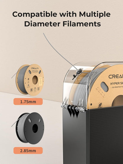 Filament Dryer Box Pro, Upgraded 360° Heating with Fan, Dust & Moisture-Proof Storage, 3D Printer Filament Spool Holder, Dehydrator for 1.75Mm/2.85Mm PLA PETG ABS TPU