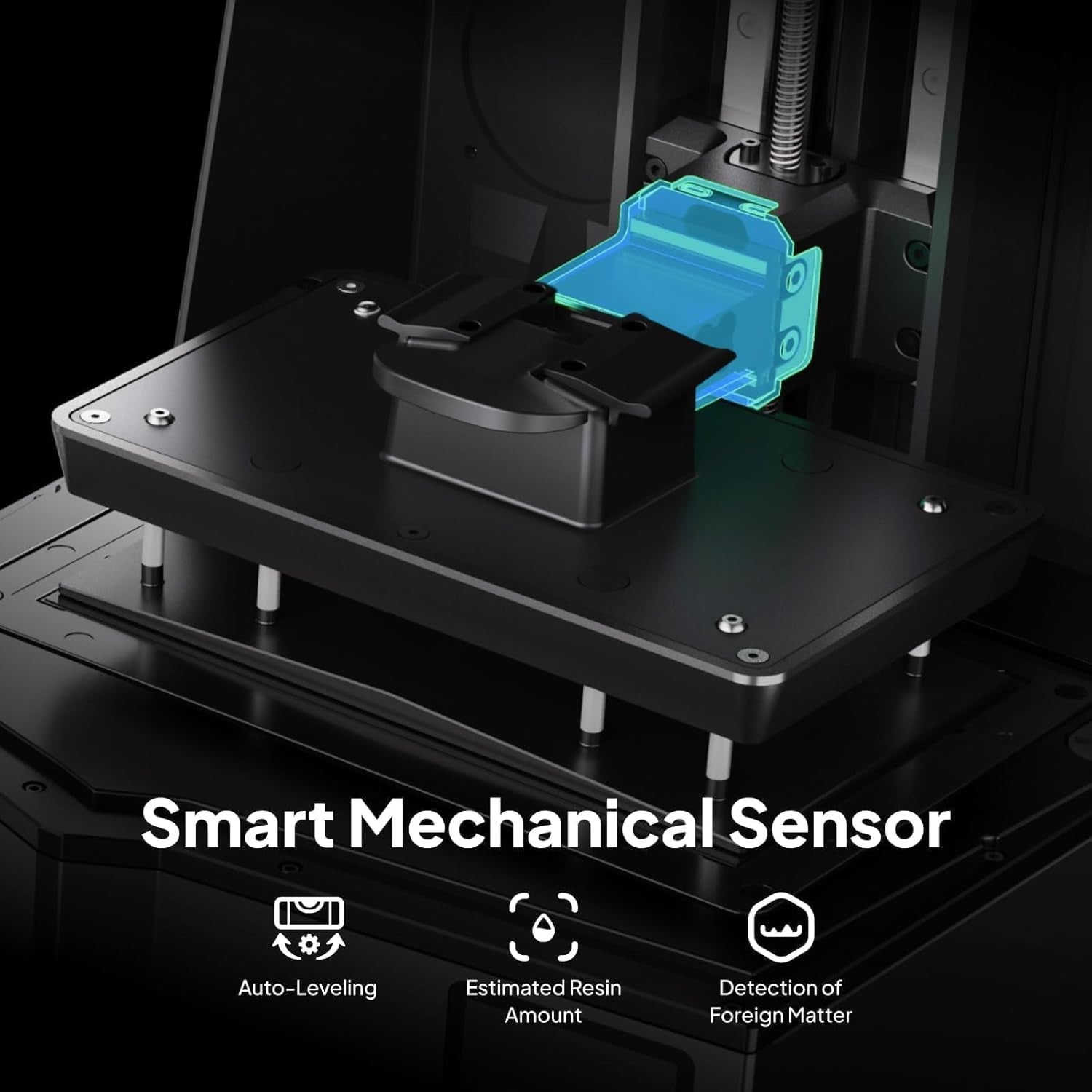Saturn 4 Ultra 16K Resin 3D Printer, 10" 16K Mono LCD Resin Printer with Smart Mechanical Sensor, Heated Resin Tank, Auto-Leveling, 150Mm/H Fast Printing, Print Size 8.33 X 4.66 X 8.66 Inch