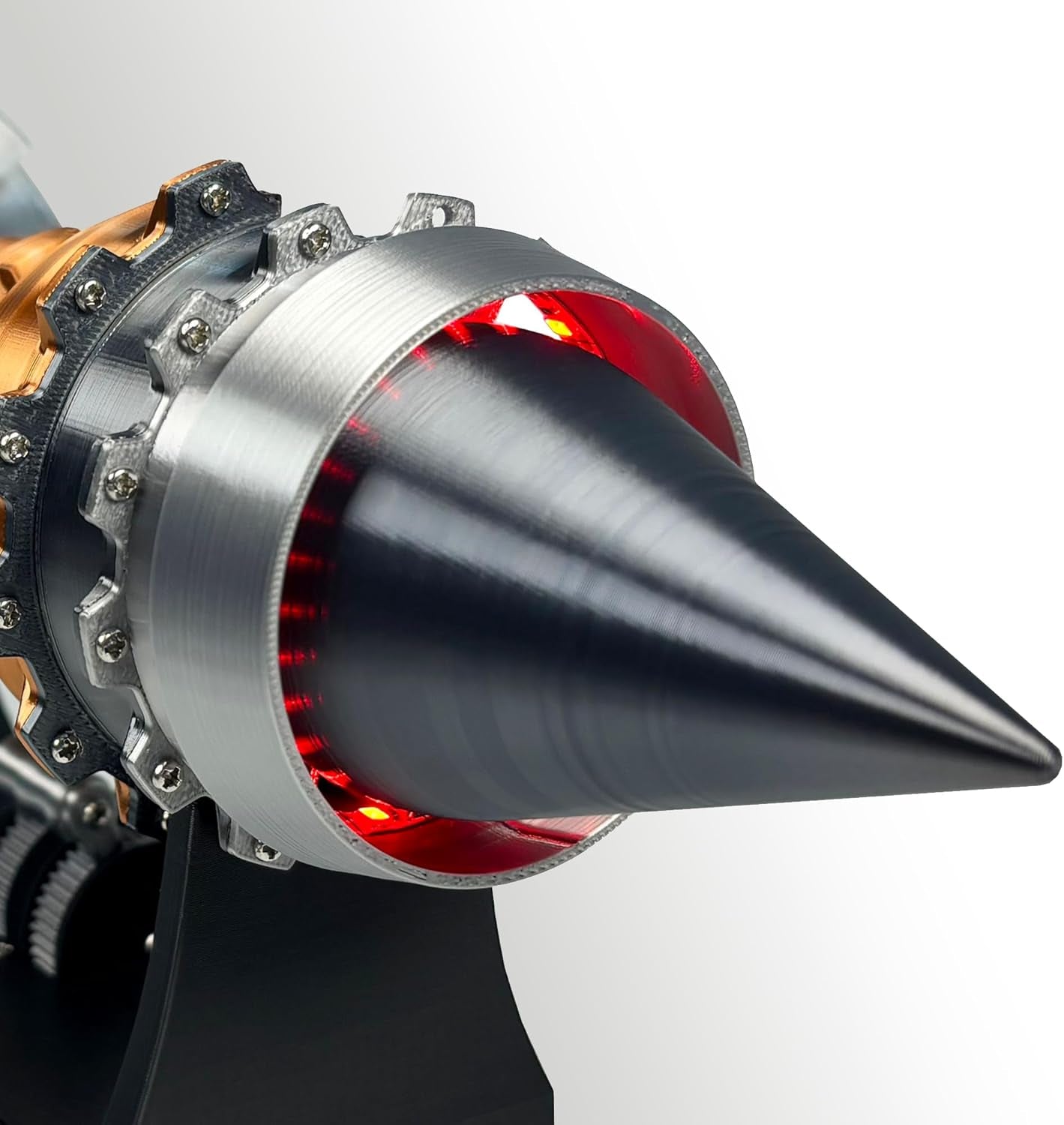 Jet Engine Model Kit, TR900 Turbofan Aircraft Engine Model 3D Printing Toy for Teen(Assembly Version)