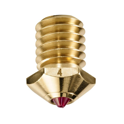 Ruby Nozzle 0.4Mm for Bambu Lab P1P / P1S / X1 / X1C 3D Printer Upgrade TZ2.0 Hotend, Hardened & Abrasion Resistant