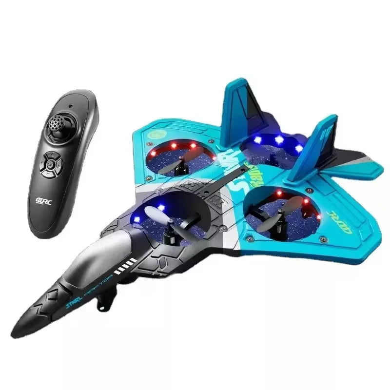 V17 RC Remote Control Airplane 2.4G Remote Control Fighter Hobby Plane Glider Airplane EPP Foam Toys RC Drone Kids Gift Rcplane